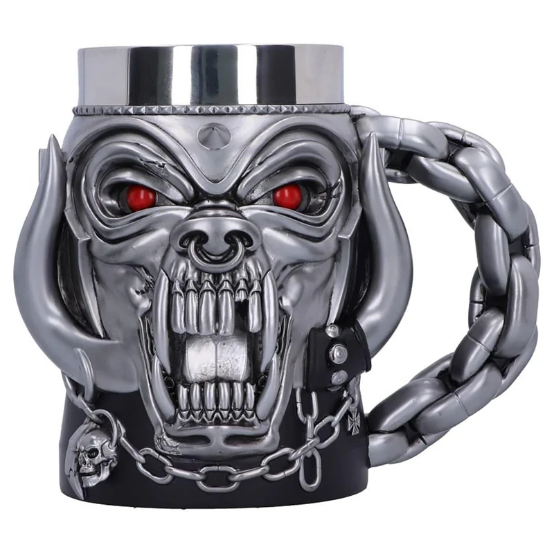 Nemesis Now Motorhead Warpig Tankard 15.5cm, Resin, Officially Licensed Motorhead Merchandise, Motorhead Beer Mug, Cast in The Finest Resin, Expertly Hand-Painted, Removable Insert