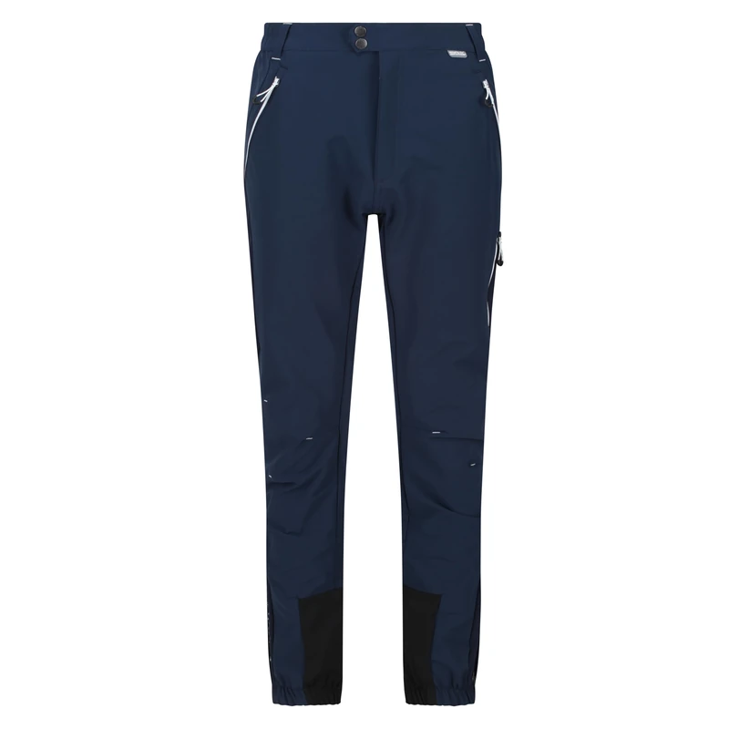 Regatta Men's Mountain Walking Trousers, Hardwearing, Water Repellent & Stretchable - Perfect for Outdoors, Walking, Hiking & Camping Navy