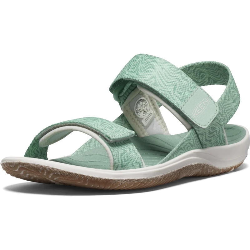KEEN Little kid ELLE BACKSTRAP, Lichen/Star White, 9