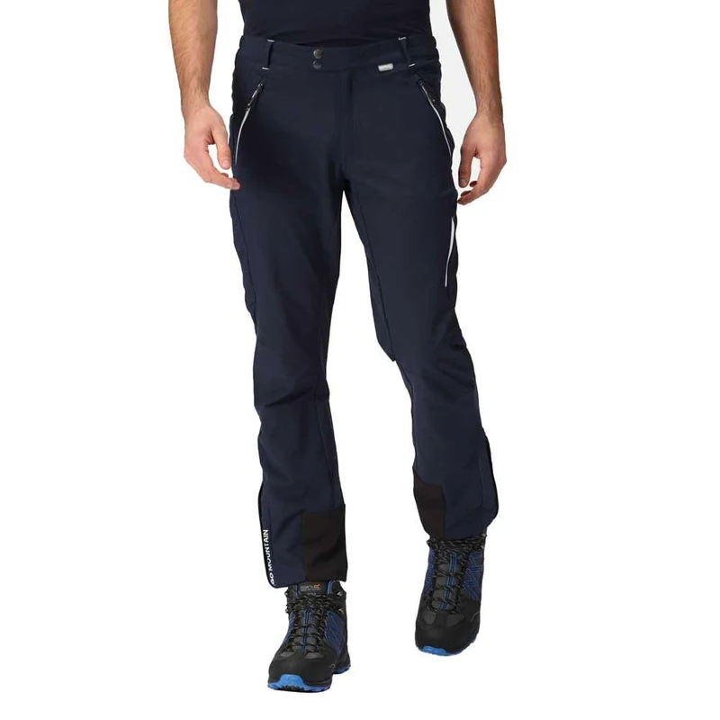 Regatta Men's Mountain Walking Trousers, Hardwearing, Water Repellent & Stretchable - Perfect for Outdoors, Walking, Hiking & Camping Navy