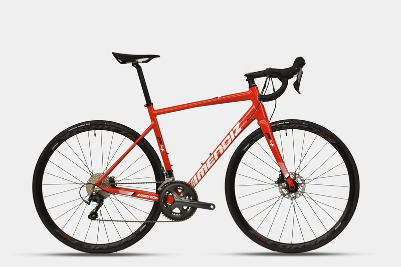 Mendiz Bikes road bike F4.08, Aluminium, Size: 51 cm, Shimano Tiagra R4700, Disc brakes, Colour red
