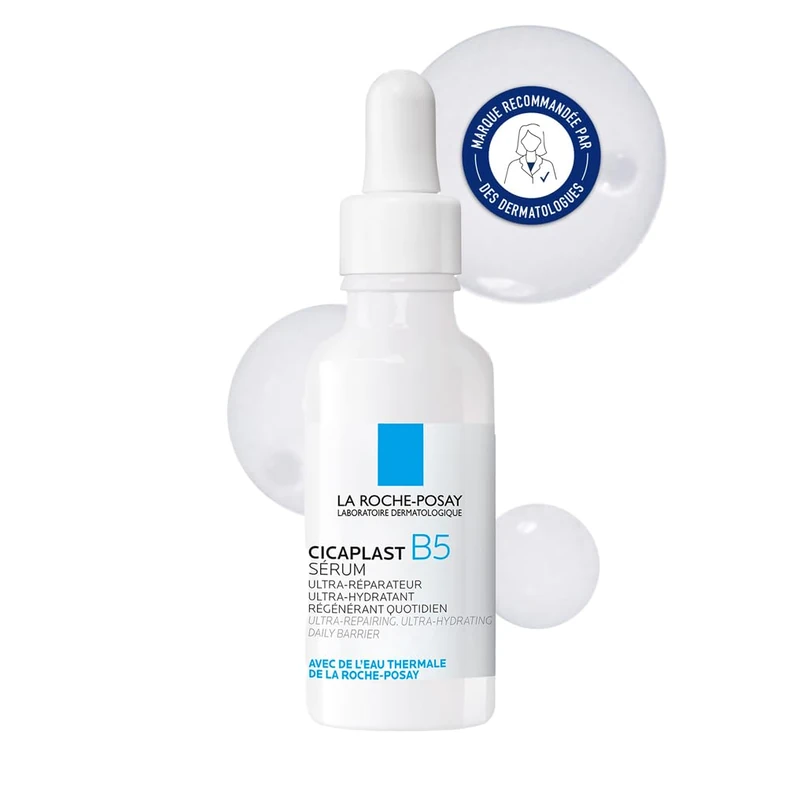 La Roche-Posay Cicaplast B5 Hydrating Face Serum, Repairing Daily Skin Barrier for Dehydrated Skin 30ml