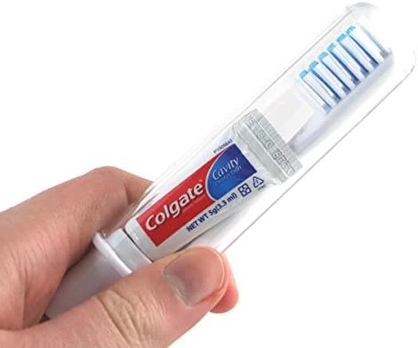 Colgate Travel Dental Kit - Compact Toothbrush & Mini Toothpaste 5g
