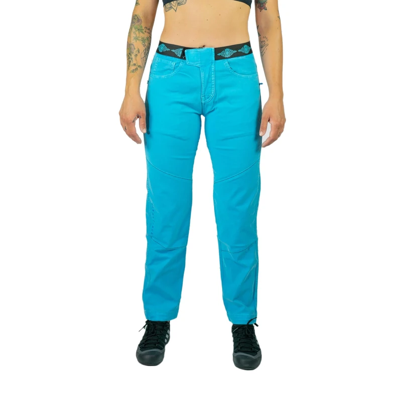 JEANSTRACK Women's Tarya W's Climbing Pant, Turquoise, XS - Image 1