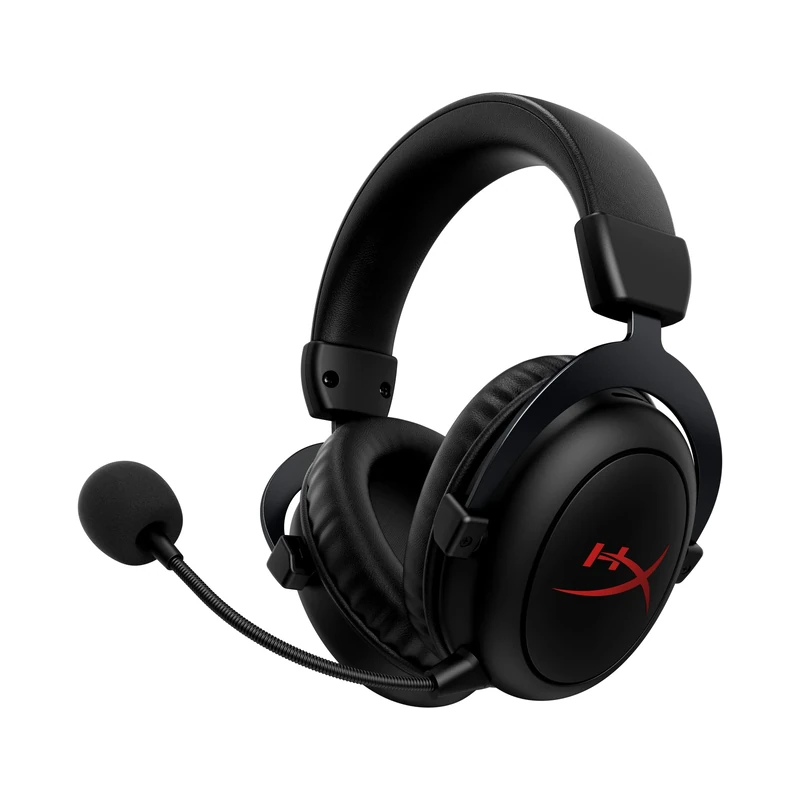 HyperX Cloud II Core Wireless - Gaming headset for PC | DTS Headphone:X spatial audio | Memory foam ear pads | Black | Signature comfort | Up to 80 hours battery life