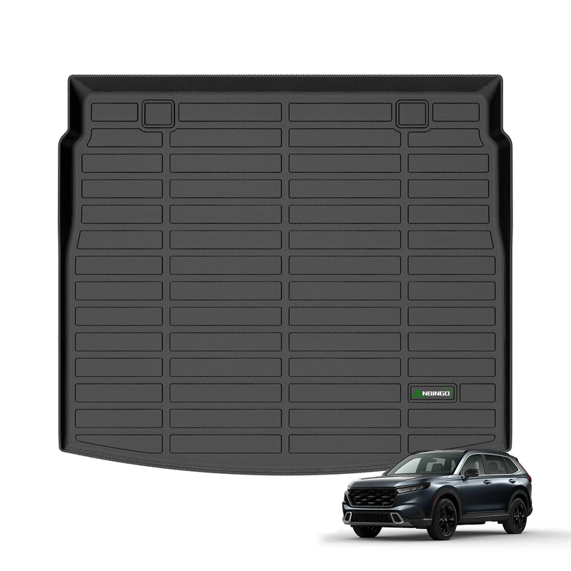 ANBINGO®-All-Weather Cargo Liner Custom for Honda CR-V Hybrid 2023 2024 (for CR-V 2023 2024 Cargo Tray in Highest Position) Fit CRV Hybrid 2023 2024 Automotive Trunk Mat Accessories - Black