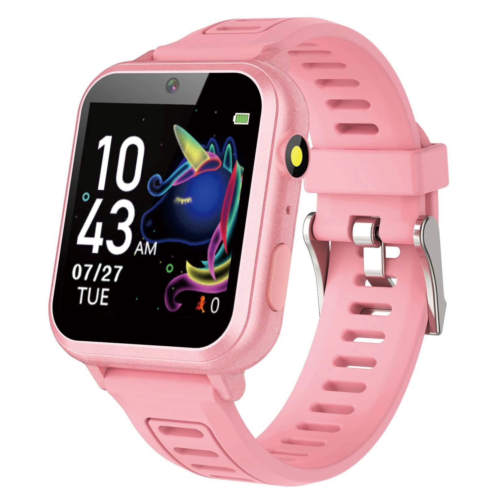 Girl Gifts Age 6 7 8 9 Kid Smart Watch: Presents for 6-10 Year Old Girls Kids Learning Watch Birthday Gift for 7 8 9 10 Year Old Girls Toy Reminder Game Watch for Kids Age 10 - 12 Girl Pink Watches