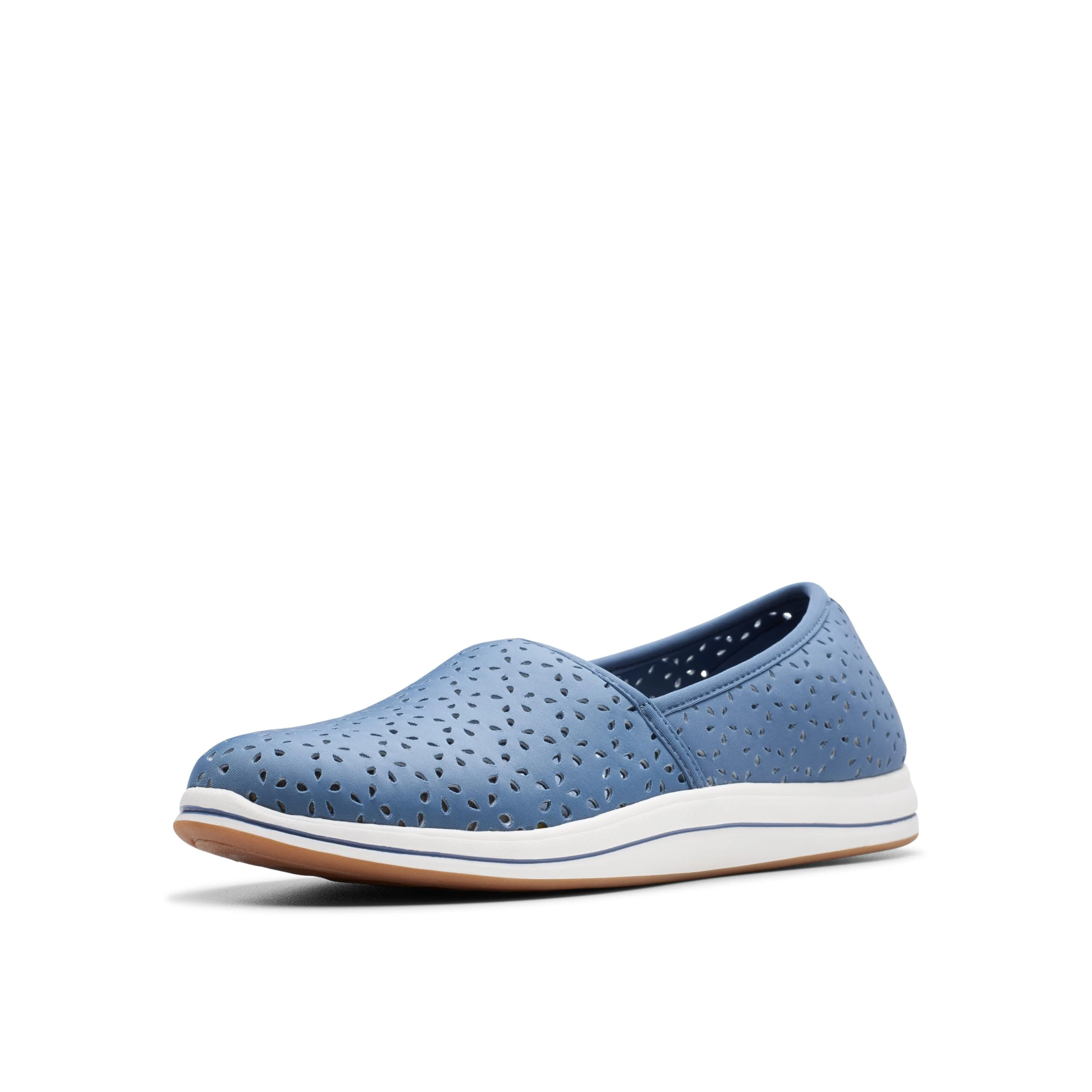 Clarks - Womens Breeze Emily Shoes, Color Blue, Size: 7.5 UK Narrow