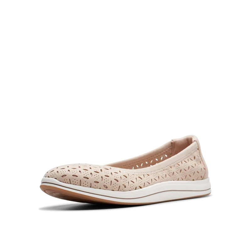Clarks - Womens Breeze Roam Shoes, Color Light Sand, Size: 3 UK