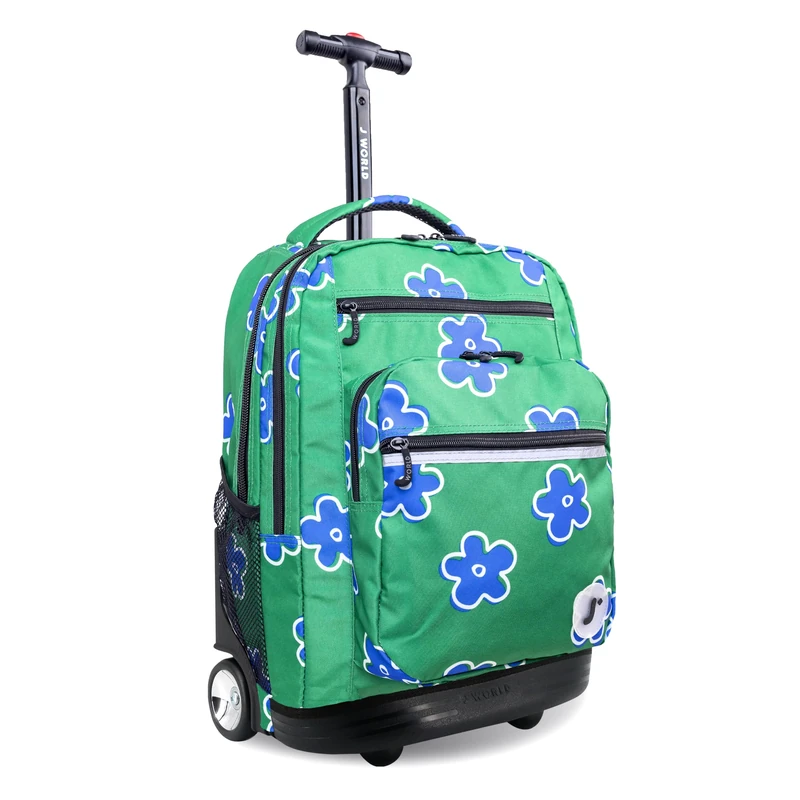 J World New York Unisex's Sundance Rolling Backpack for Kids, Picnic, 20 inch