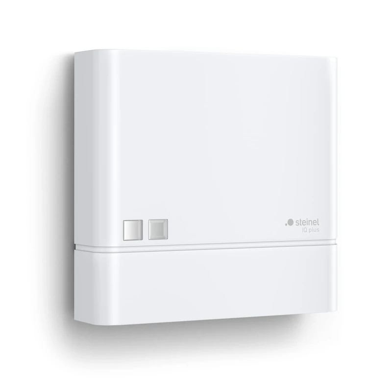 Steinel NightmatIQ Plus Twilight Sensor White, Smart Twilight Switch, 1000 W, Dusk to Dawn Timer, App Operated