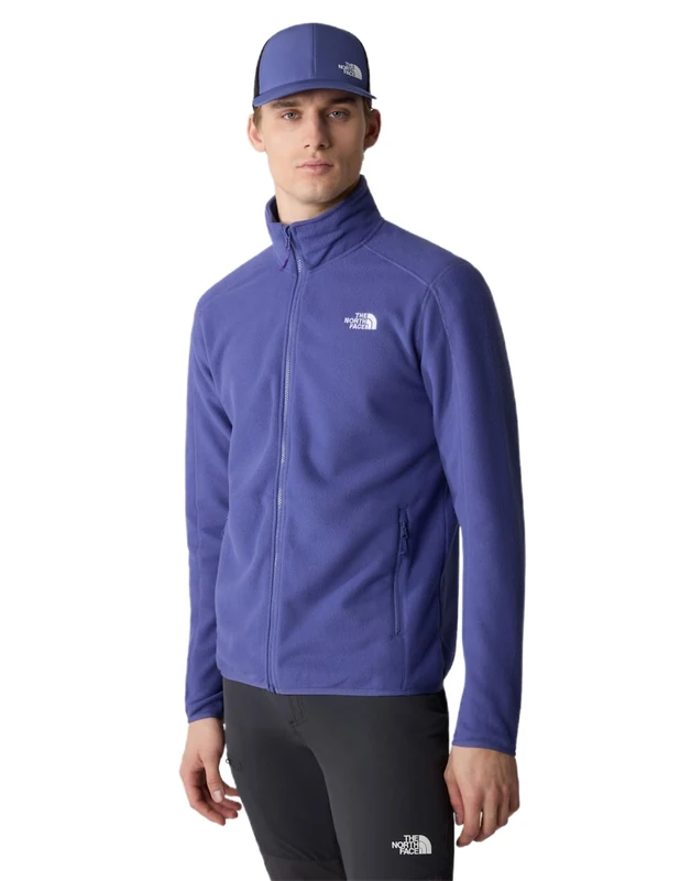 The North Face - Men's Resolve Full-Zip Fleece - Full-Zip Jumper for Men - Eco-Friendly Outdoor Hiking & Camping Jacket - Cave Blue, XL