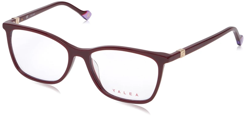 Yalea Women's Eyewear, Shiny Full Bordeaux, 54/16/140