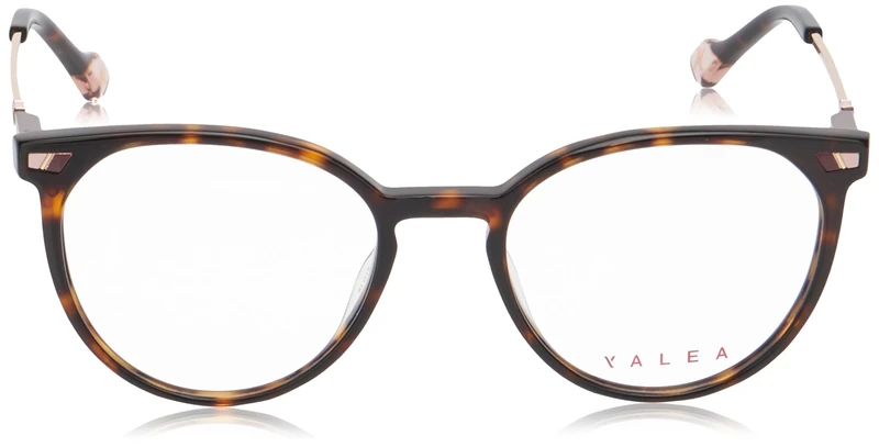 Yalea Women's Eyewear, Shiny Dark Havana, 51/19/135