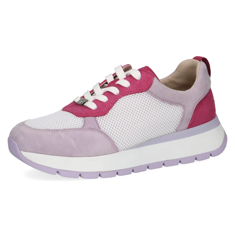 CAPRICE Women's Flat Sneakers with Laces Sporty, Multicolor (White Multi), 6.5 UK - Image 1