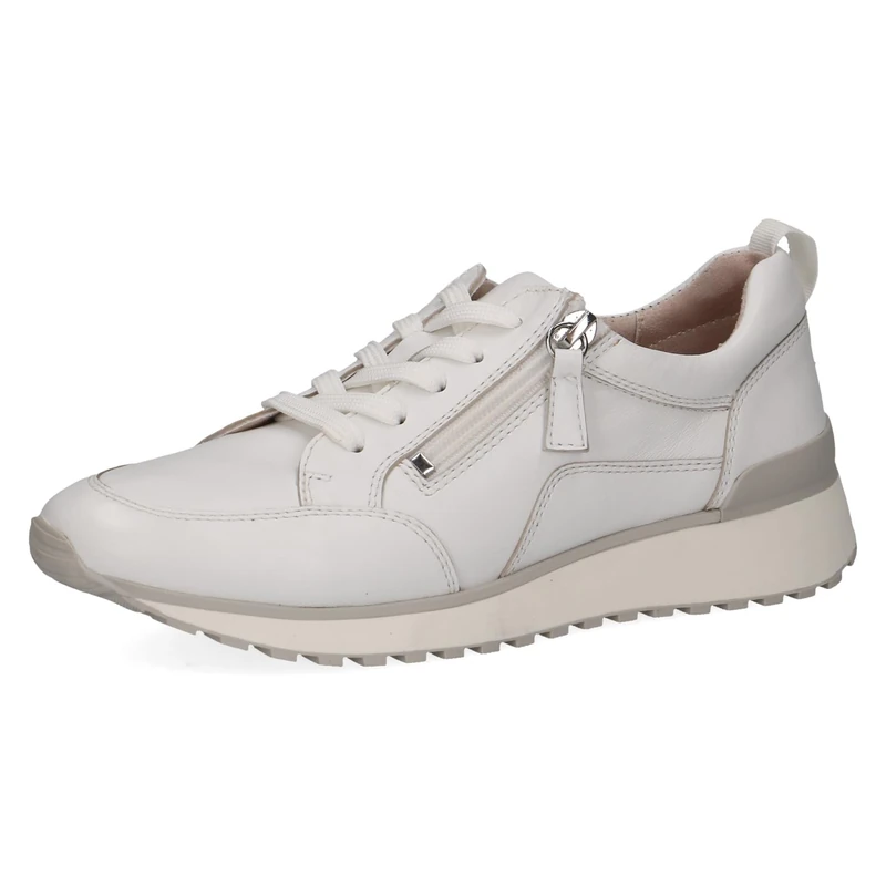 CAPRICE Women' 9-23702-42 Sneaker, White Nappa, 5 UK