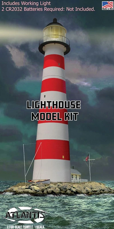 Atlantis 1/160 Lighthouse with Diorama Base Model Kit