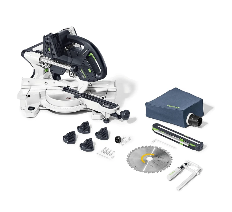 Festool Cordless Sliding Compound Mitre Saw KSC 60 EB-Basic Kapex - Image 1