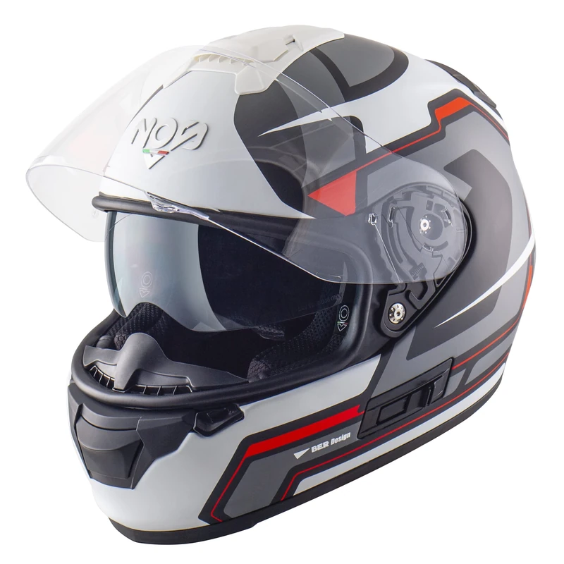 NOS NS-7F Helmet, XL, Alias Red