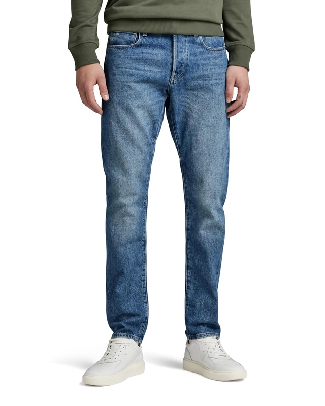 G-Star Men's 3301 Regular Tapered Jeans, Blue (faded harbor 51003-C967-D331), 31W / 32L