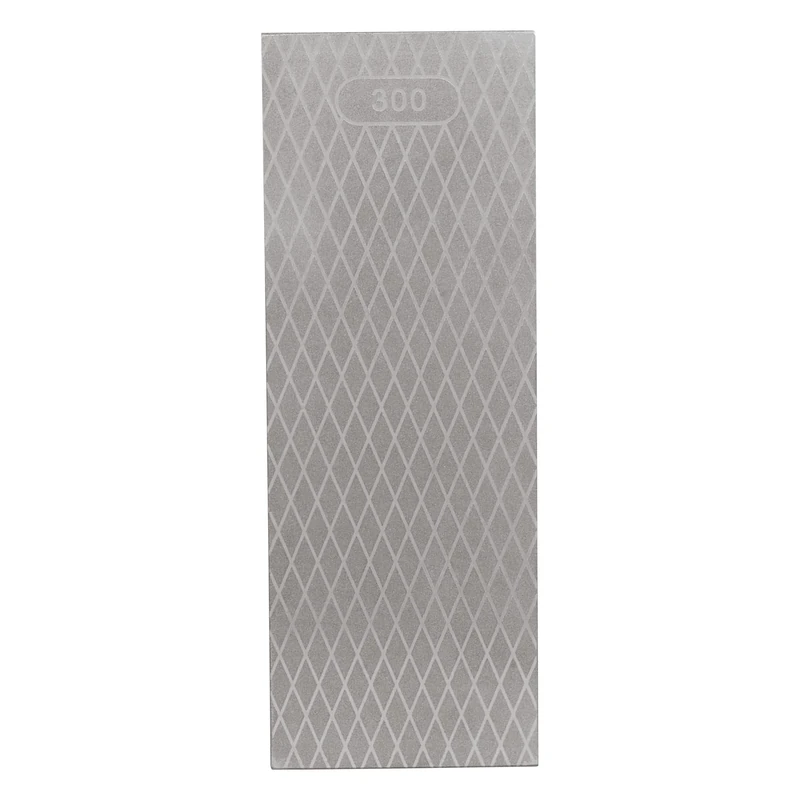 Trend New Diamond Sharpening Stone Kit, 8 x 3 Inch Double Sided (300/1000 Grit) Bench Stone with Pouch, Cleaning Block & Non-Slip Mat, DWS/CP8/FC/A, Silver