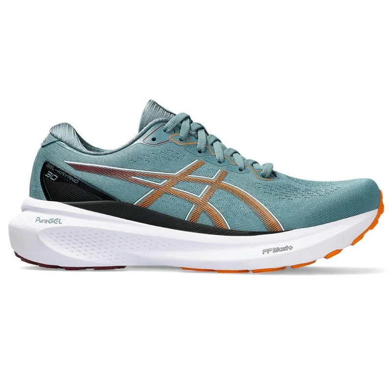 ASICS 1011B548-401 Gel-Kayano 30 Men Foggy Teal/Bright Orange UK 6.5