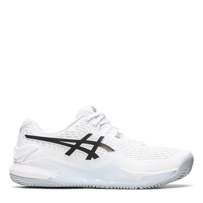 ASICS 1041A375-100 Gel-Resolution 9 Clay Men White/Black UK 13