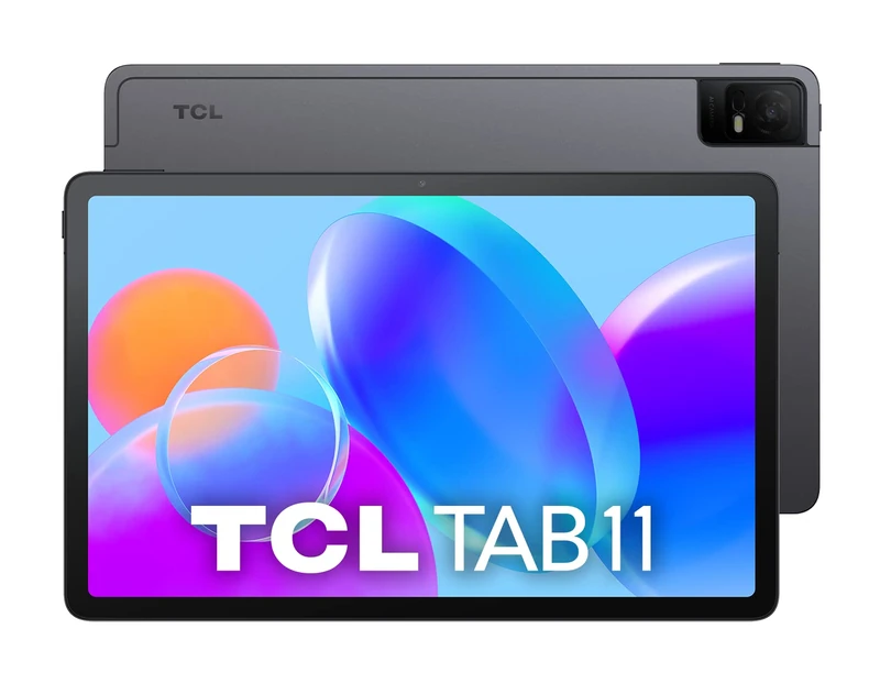 TCL TAB 11 Wi-Fi - 11 Inch Tablet 2K, Android 13, 4GB RAM, 64GB Expandable Memory, 8000mAh Battery, Dark Grey