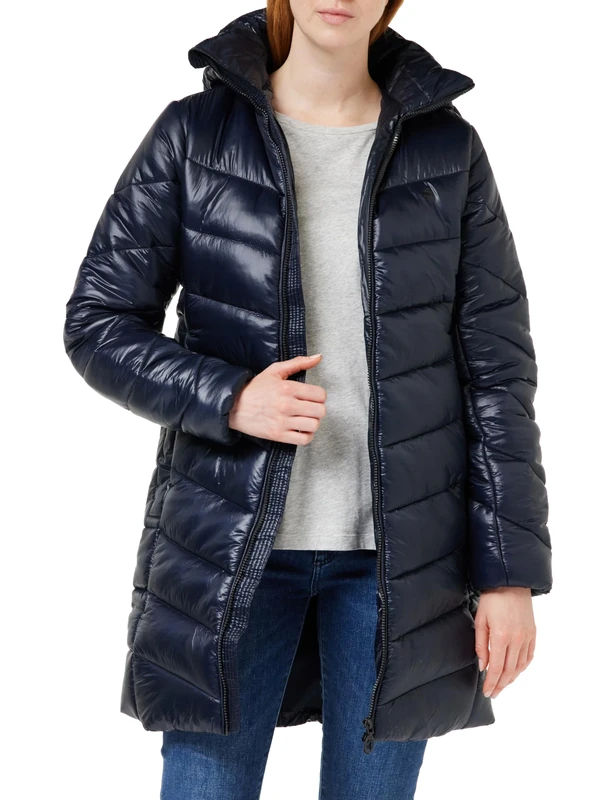 G-Star Women's Slim Hooded Long Coat , Blue (salute D24677-D418-C742), XXS