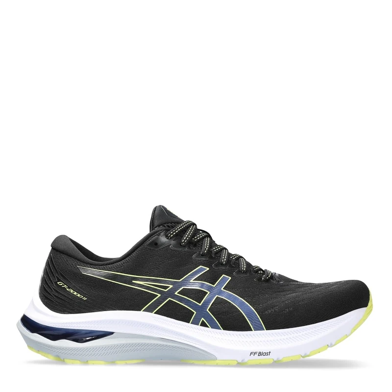 Asics 1011B441-010 GT-2000 11 Men Black/Glow Yellow UK 8