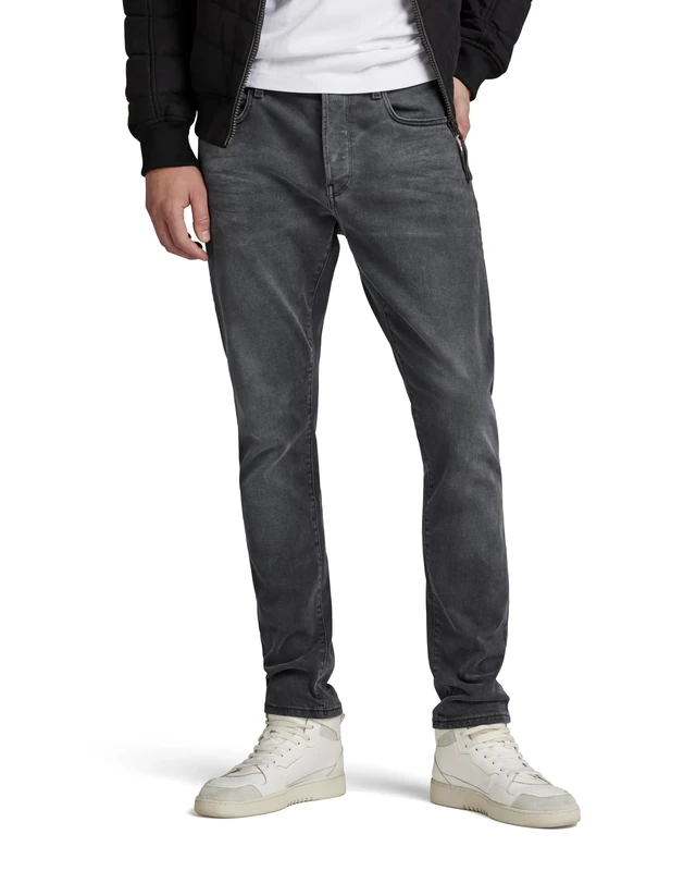 G-Star Men's 3301 Slim Fit Jeans, Grey (faded blade 51001-C910-C778), 28W / 30L