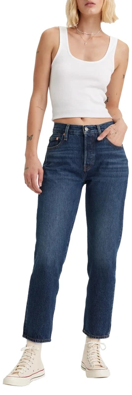 Levi's Women's 501 Crop Jeans, Up We Go No Dx, 26W / 28L