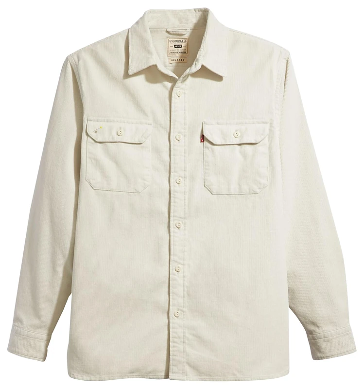 Levi's Men's Jackson Worker Shirt, White Onyx, XS