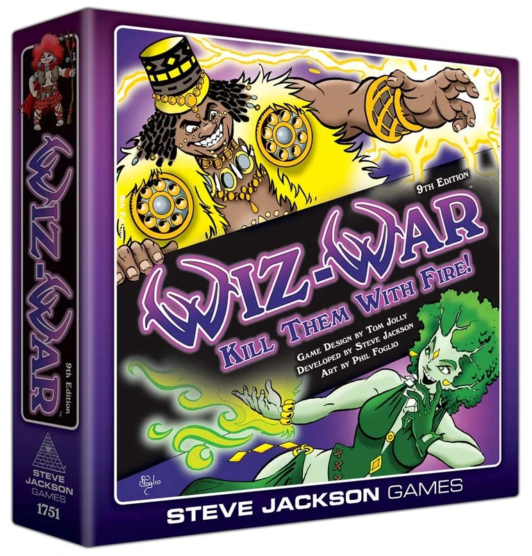 Steve Jackson Games Wiz-War - Fast-Paced Wizard Board Game