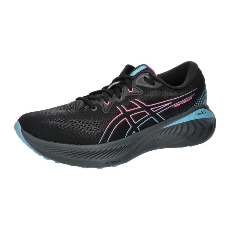ASICS Cumulus 25 GTX Woman Running Shoes Black Pink - Image 1