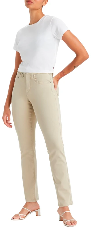 Levi's Women's 314 Shaping Straight Jeans, Safari, 25W / 30L