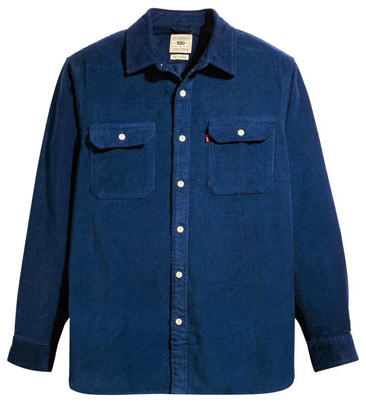 Levi's Men's Jackson Worker Shirt, Estate Blue, M