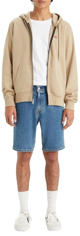 Levi's Men's 445 Athletic Mid Length Shorts, Hermes Swift Short, 28