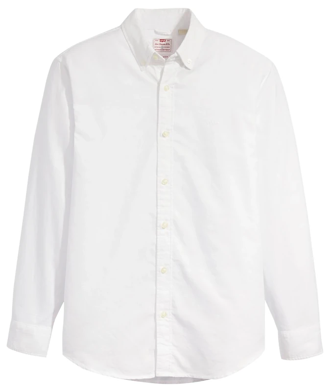 Levi's Men's Authentic Button Down Shirt, Bright White, XS