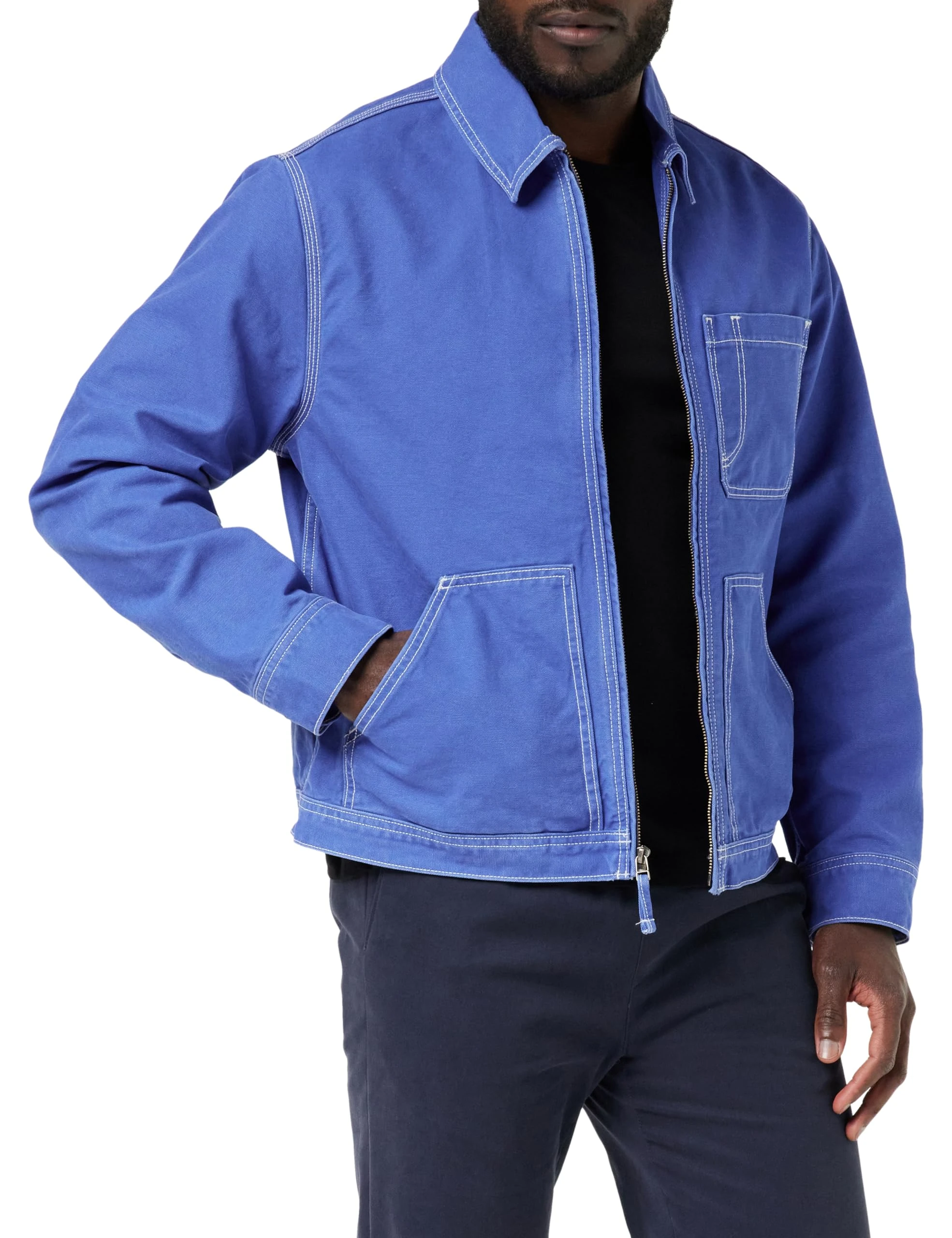 Levi's Men's Huber Utility Jacket, Beaucoup Blue, S