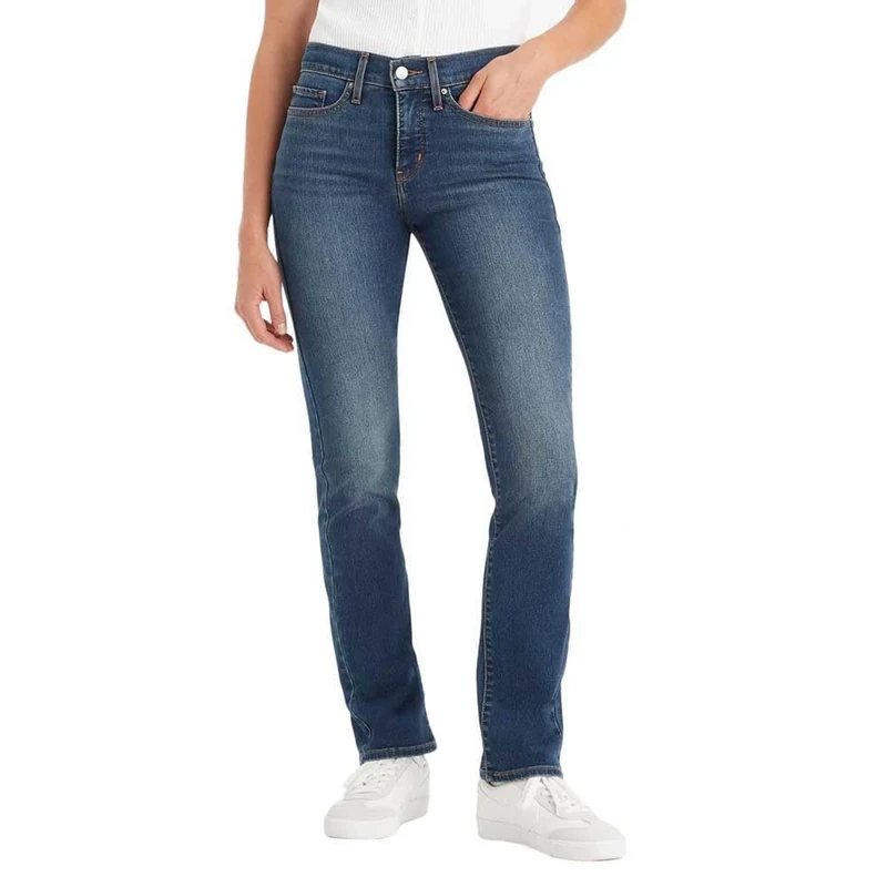 Levi's Women's 314 Shaping Straight Jeans, Zealous Blue, 32W / 30L