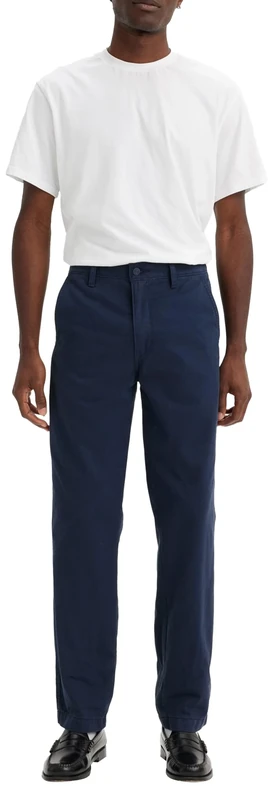 Levi's Men's XX Chino Authentic Straight Trousers, Navy Blazer Soft Gd, 32 W/30 L