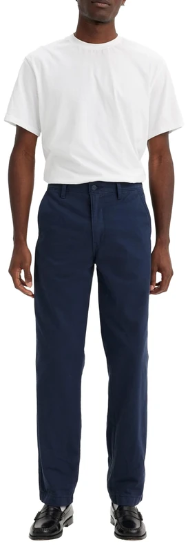 Levi's Men's XX Chino Authentic Straight Trousers, Navy Blazer Soft Gd, 29 W/32 L