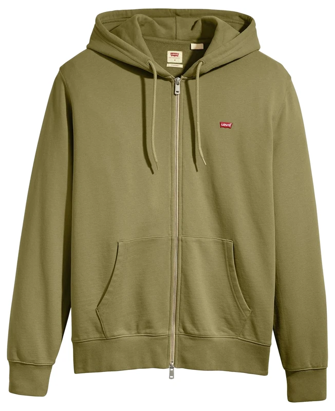 Levi's Men's Zip Up Sweatshirt, Burnt olive, S