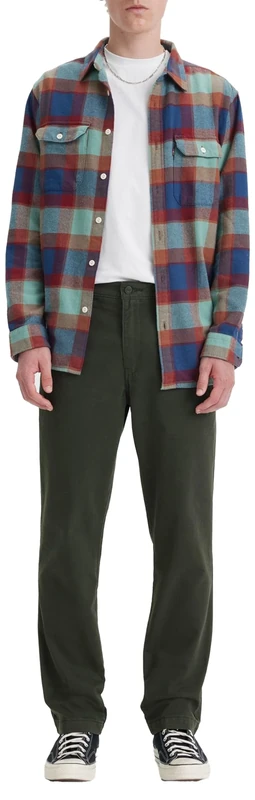 Levi's Men's XX Chino Authentic Straight Trousers, Pirate Black Soft Gd, 34 W/30 L