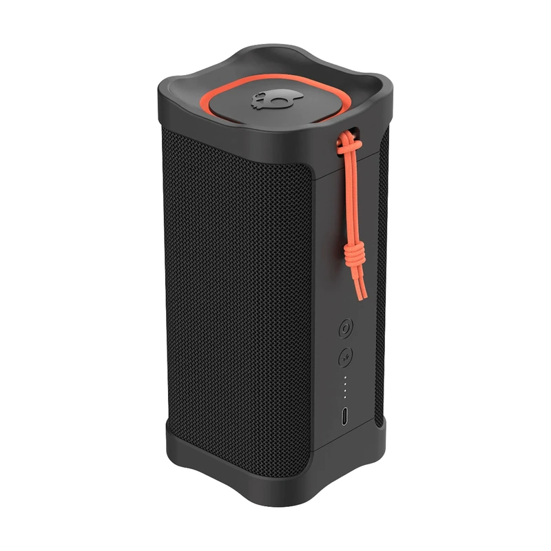 Skullcandy Terrain XL Wireless Bluetooth Portable Speaker, IPX7 Waterproof, 18 Hour Battery, True Wireless Stereo with Built-In Carry Strap for Travel and Outdoor Use - Black