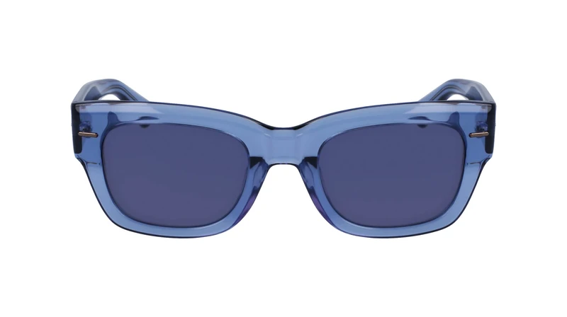 Calvin Klein Men's Sunglasses CK23509S - Blue with Solid Blue Lens