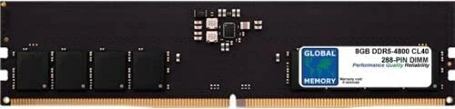 8GB DDR5 4800MHz PC5-38400 288-PIN DIMM MEMORY RAM COMPATIBLE WITH PC DESKTOPS/MOTHERBOARDS