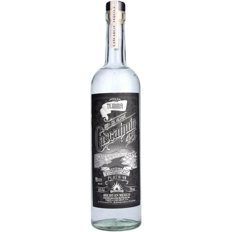 Cascahuin 48, Plata Tequila, 750 mL