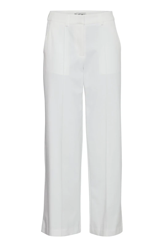 Ichi Women's Ihkate Sus Office Wide Pa Business Casual Pants, Cloud Dancer (114201), XL